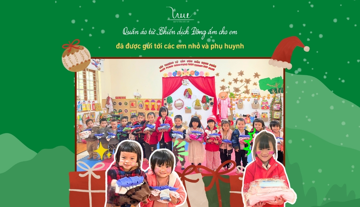 Những bộ quần áo ấm áp từ chiến dịch Đông ấm cho em đã được trao tận tay các em học sinh và phụ huynh tại Cao Bằng